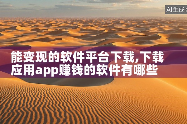 能变现的软件平台下载